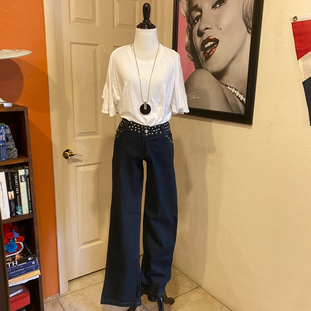 Reversible Black And Silver Statement Necklace - image 4